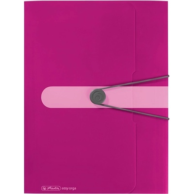 Herlitz Easy orga to go PP A4 малинова гумена папка 11216538 (11216538)