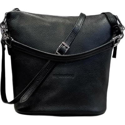 My Love bag kožená crossbody černá