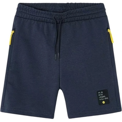 Mayoral chlapecké bermudy Smile tm. modrá