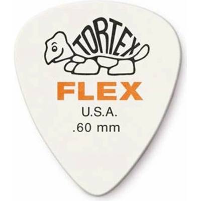 Trsátko / Brnkátko - brnkátko Tortex Flex Standard, hrúbka: 0,60 mm - oranžový nápis (celé balenie =