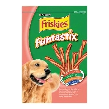 Purina Friskies Funtastix tyčinky s príchuťou slaniny a syra 175g