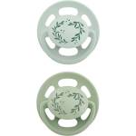 NIP Бебешки залъгалки NIP Green - Cherry, каучук, 6-12 м, 2 броя, мента/светлосиня (4000821428133) - ozone