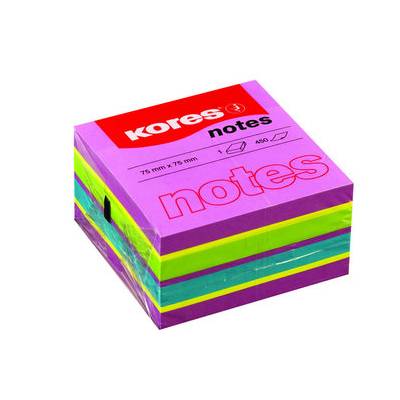 Kores Samolepicí bloček Kores Cubo Spring - 75 x 75 mm / 450 lístků 67083