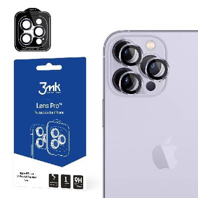 Протектор за камера 3mk Lens Protection Pro за Apple iPhone 14 Pro/14 Pro Max, лилав (3mk Lens Protection Pro Violet(1))