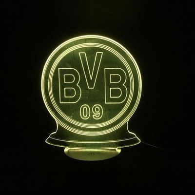 Beling Detská lampa, BVB Borussia Dortmund, 7 farebná QS201