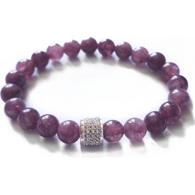 Veselý jezevčík náramek lepidolit zirkon 14218318