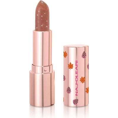 Naj-Oleari Stardust Glitter Lipstick rtěnka se třpytivým finišem 01 Sparkling Nude 3,5 g