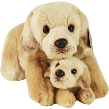 Rappa Плюшена играчка Rappa Еко приятели - Куче лабрадор с бебе (203464)