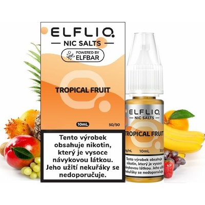 Elf Bar Elfliq Salt Tropical Fruit 3 x 10 ml 20 mg