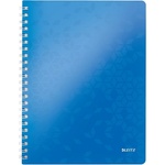 Leitz Спирална тетрадка с линийка LEITZ Wow A/4 80 страници синя 46370036 (46370036)