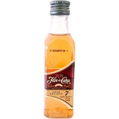 Flor de Caňa Gran Reserva 7y 40% 0,05 l (holá láhev)