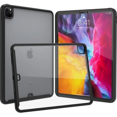 Techsuit Pouzdro + ochrana obrazovky iPad 12.9 2018 2020 2021 2022 KP28079 černé