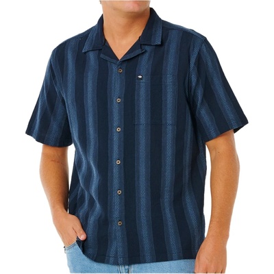 Rip Curl Мъжка риза с копчета Rip Curl Classic Surf Weaver S/S Shirt - Dark Navy - размер M (033-3083-0112)