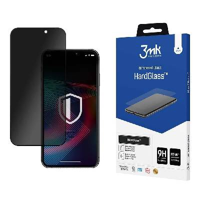 Скрийн протектор от закалено стъкло 3mk HardGlass Max Privacy за iPhone 14 Pro, 9H, с филтър за поверителност (KXG0059971)