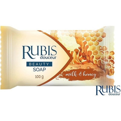 Rubis tuhé mydlo milk & honey 100 g