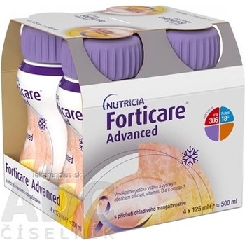 Forticare Advanced Mango/broskev 4 x 125 ml