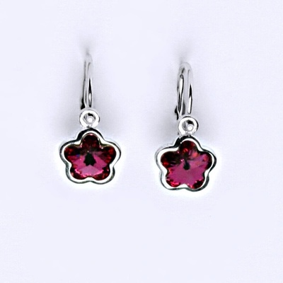 Čištín dětské žluté krystal Swarovski fuschia 1 NK 1297