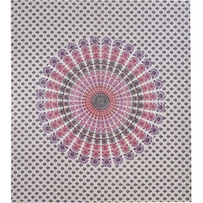 Sanu Babu P přehoz na postel Barmeri round mandala 202 x 230 cm