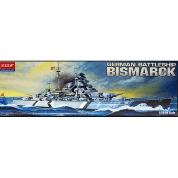 Academy Model Kit loď 14218 BATTLESHIP BISMARCK STATIC 1:800