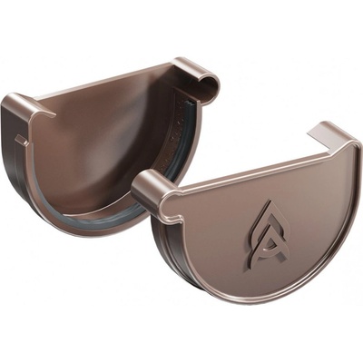 Gutta Aqua Plastové čelo žlabu 125 mm hnědá pravé 125 mm