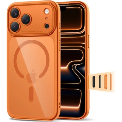 Tech-Protect Кейс Tech-Protect Magpeak Magsafe CC за iPhone 17 Pro - прозрачен оранжев (5906302333813)