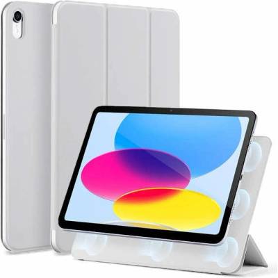 ESR Rebound Magnetic Case - магнитен полиуретанов калъф с поставка за iPad 10 (2022) (бял)