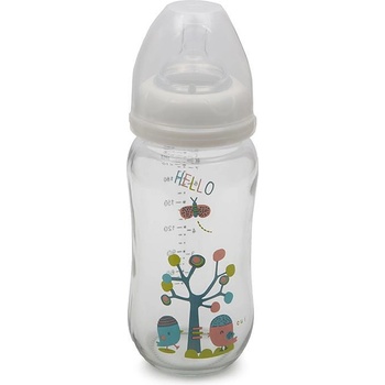 Cangaroo Стъклено шише за хранене с широко гърло 240 ml B0468 (103016)