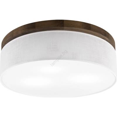 - LED таванно осветително BELLADONNA 3xE27/15W/230V, Ø50 см, бяло/дъб ор (BG1367)