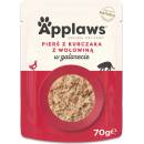 Kapsičky pre mačky Applaws Cat kuracie prsia a hovädzie v aspiku 70 g