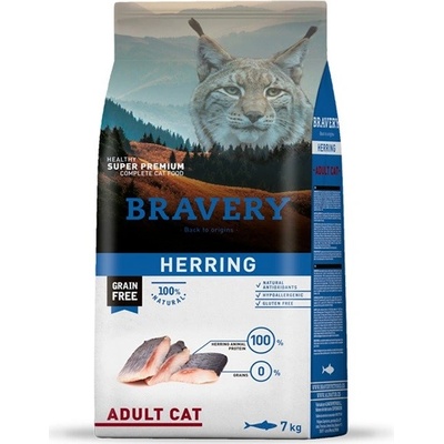 BRAVERY cat ADULT HERRING 7 kg