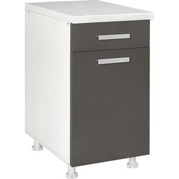 Matis Кухненски шкаф долен с чекмедже и врата in d45 kf сив