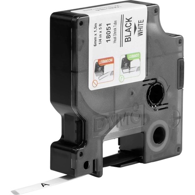 etikety DYMO IND RHINO 18051 polyolefin Farba pásky: biela Farba písma:čierna 6 mm 1.5 m
