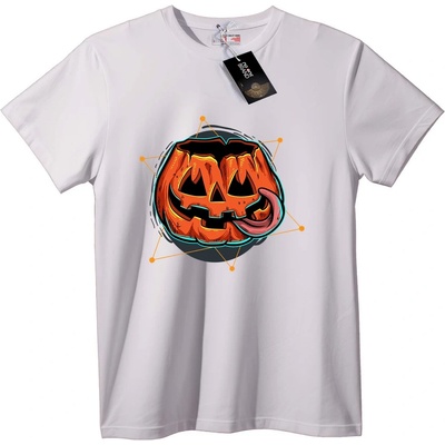 NOONEBRAND Тениска Светещ Halloween Тиквен Фенер - L, Black