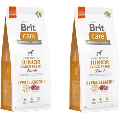 Brit Care Hypoallergenic Junior Large Breed Lamb 2 x 12 kg