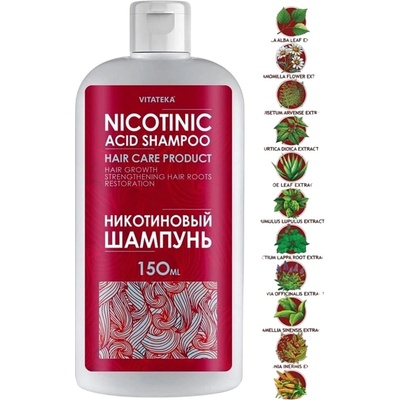 Vitateka Šampón s kyselinou nikotínovou 150 ml