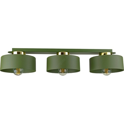 Keter Lighting Таванно осветително тяло IGNIA 3xE27/60W/230V зелено/златисто (KE0192)