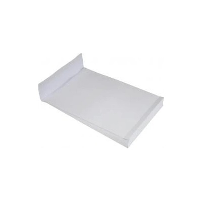 Taška B4 s X dnom a odtrhávacou páskou 250 x 354 mm biela 140g