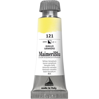 Maimeri Blu Акварелна боя Yellow Vanadium 121 12 ml 1 бр (M1609121)