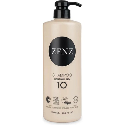 ZENZ Organic Menthol No. 10 šampon pro mastné vlasy a vlasovou pokožku 1000 ml
