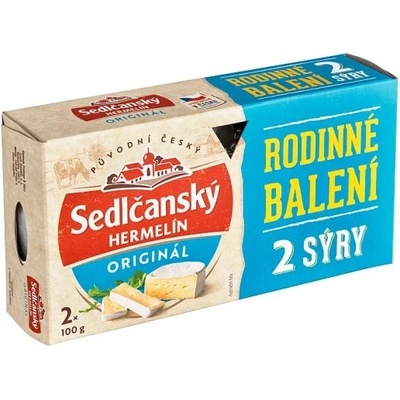Sedlčanský Hermelín originál 2 x 100 g