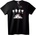 NOONEBRAND Тениска Камък-ножица-маса - 5XL, Black