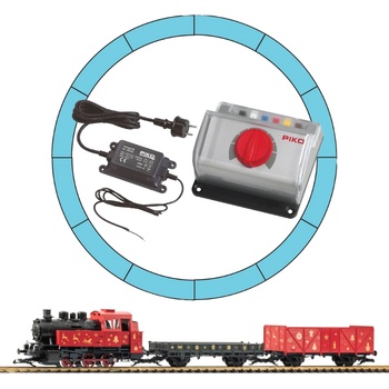 Piko G мащаб Коледен влак товарен сет BR 80 с 2 вагона „Weihnachten (02412)