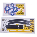 E-flite samolepky: T-28 Trojan 2.0m