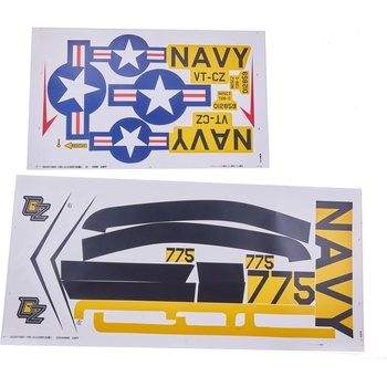 E-flite samolepky: T-28 Trojan 2.0m