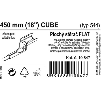 Compass Flat Bulk 450 mm 10847