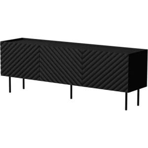 Cama MEBLE Cama LUCCA 3D ТВ шкаф 165x40x59 черен (490372)