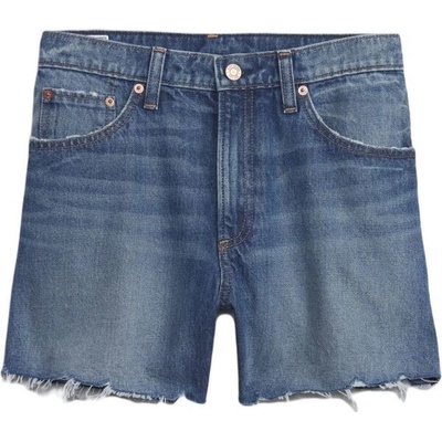 GAP dámské kraťasy džínové high rise modré