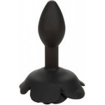  Small Rose Anal Plug Black