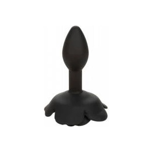  Small Rose Anal Plug Black
