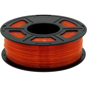 Recycling Fabrik rPETG Tanzende Flamme (Orange-Translucent) - 1, 75 mm / 1000 g (PTGX-S175-1000-TAFL)
